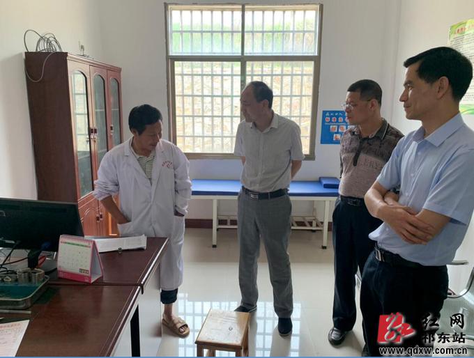 陈运桐一行调研蒋家桥镇 "公共卫生体系"工作